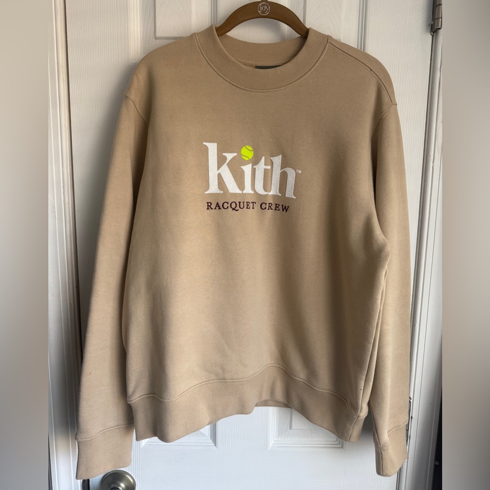 Kith x Wilson “Racquet Crew” Crewneck Sweater Size Small
